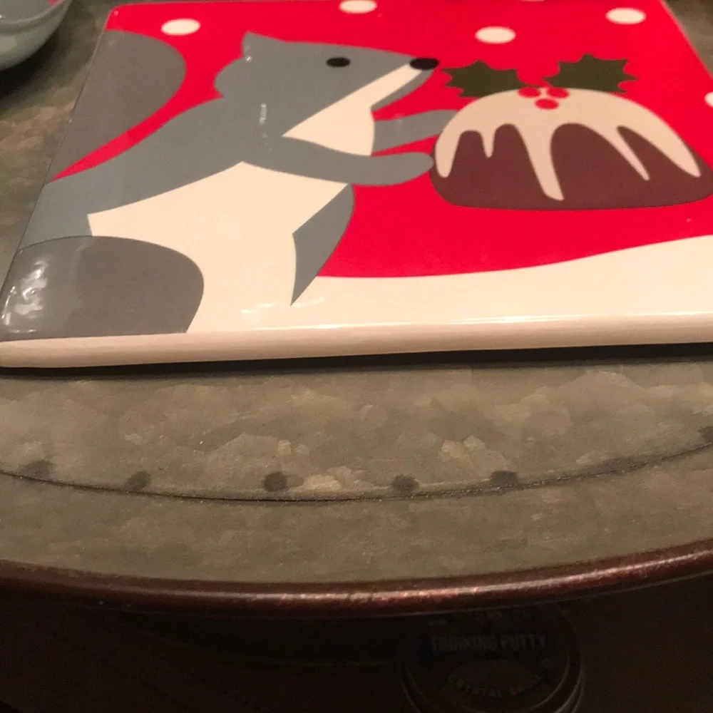 Crate and Barrel Holiday Trivet